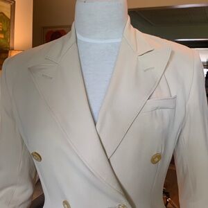 RALPH RALPH LAUREN BEIGE LUXURY DOUBLE BREASTED BLAZER